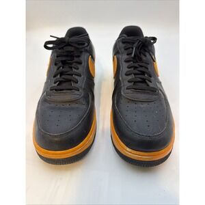 Nike Air Force 1 Low 07 LV8 Black Orange Peel CJ0524-001 Size 11.5